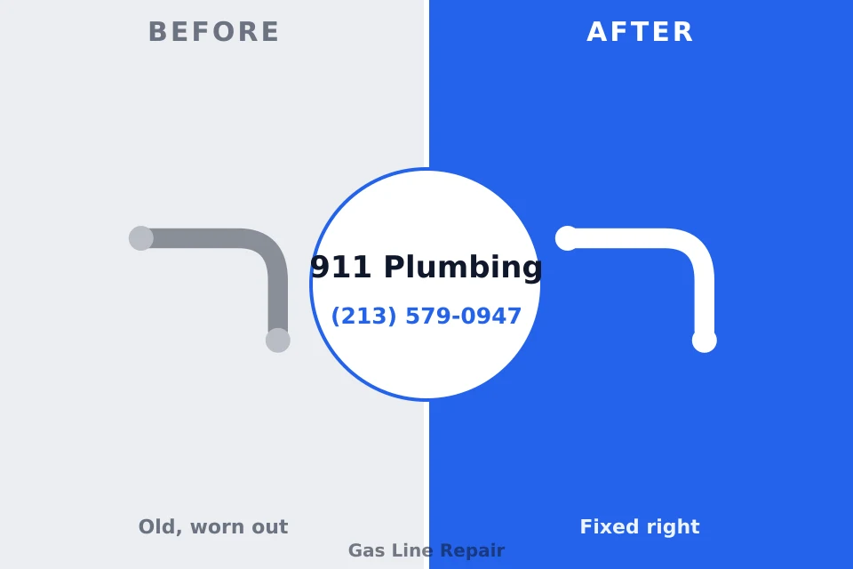Before and after: plumbing repair Rio Rancho Estates, NM